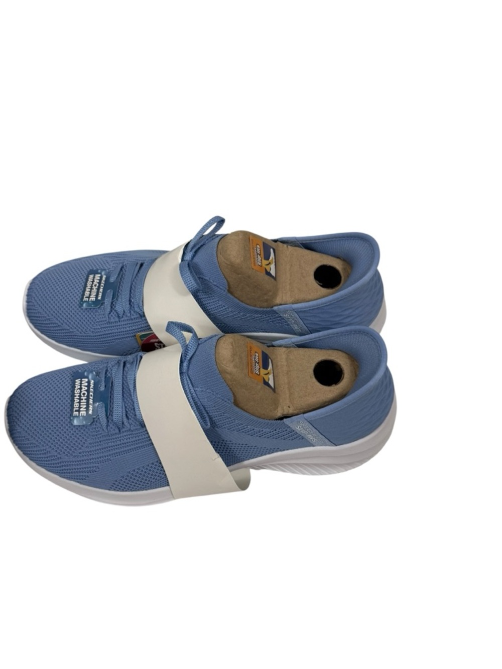 Skechers Blue Slip-On Athletic Sneakers size 9.5 - Picture 5 of 9